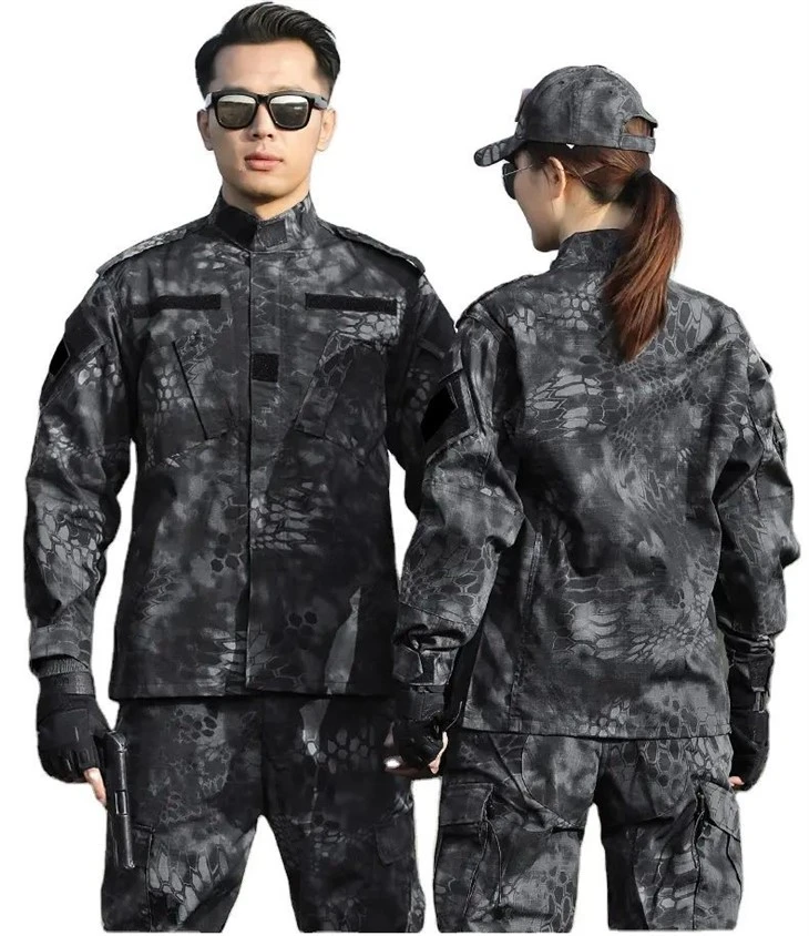Custom Black Python Camouflage ACU Uniform