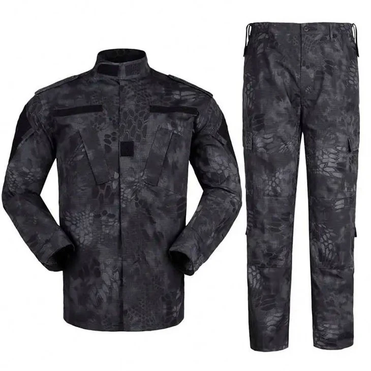Custom Black Python Camouflage ACU Inifòm